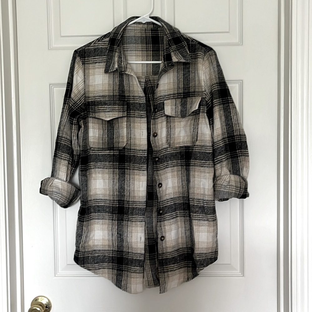 Shein Button Down Flannel